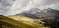 Iztaccíhuatl in der Ferne