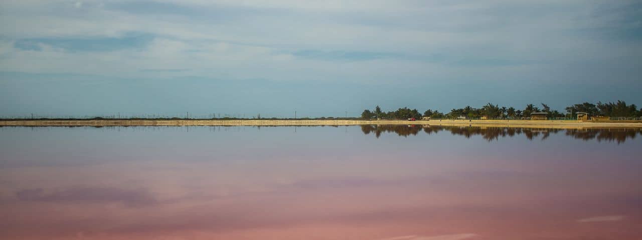 Pinke Lagune von Las Coloradas