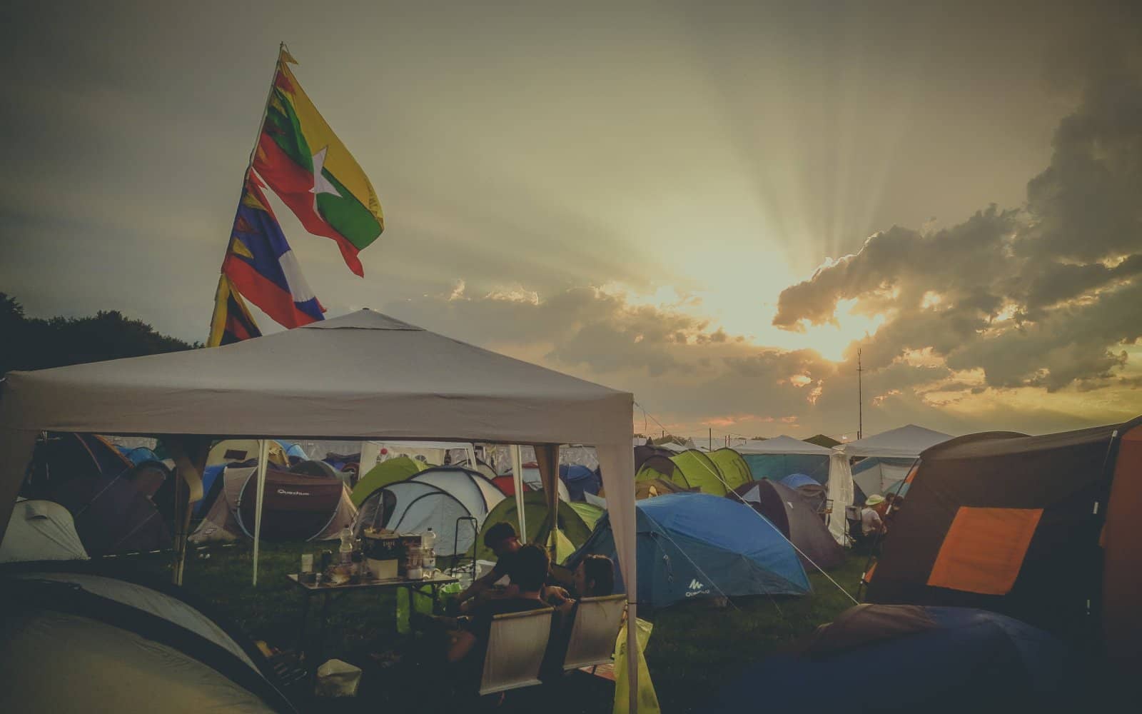 Campingplatz auf dem Hurricane Festival 2016