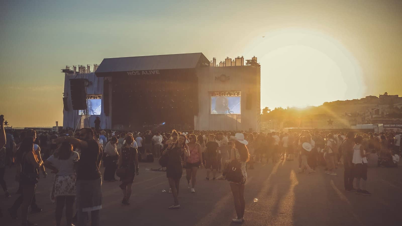 Die Bühne auf dem NOS Alive Festival 2016