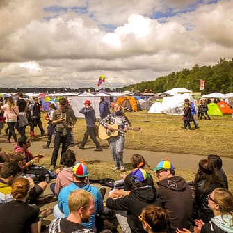 Campingplatz auf dem Hurricane Festival 2015
