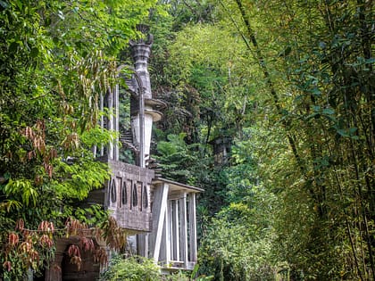 Eingang von Las Pozas